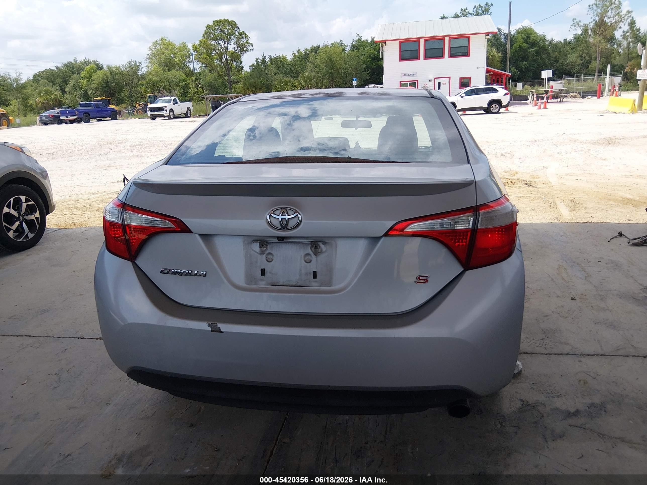 2014 Toyota Corolla S Plus Gray vin: 2T1BURHE2EC079265