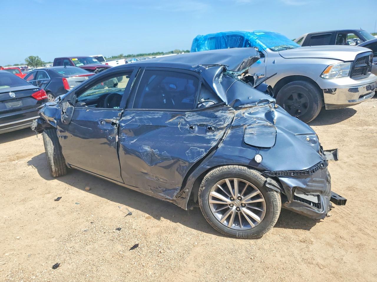 2014 Toyota Corolla Le Plus Gray vin: 2T1BURHE2EC079914