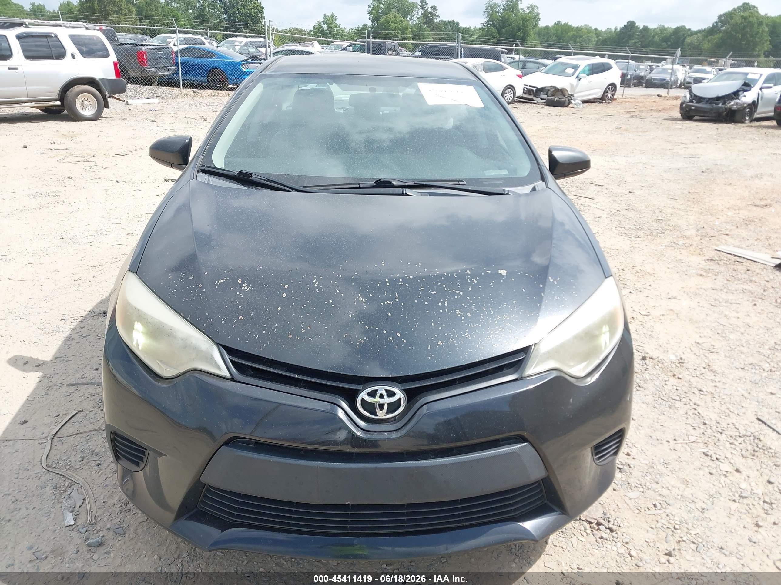 2014 Toyota Corolla Le Black vin: 2T1BURHE2EC080402