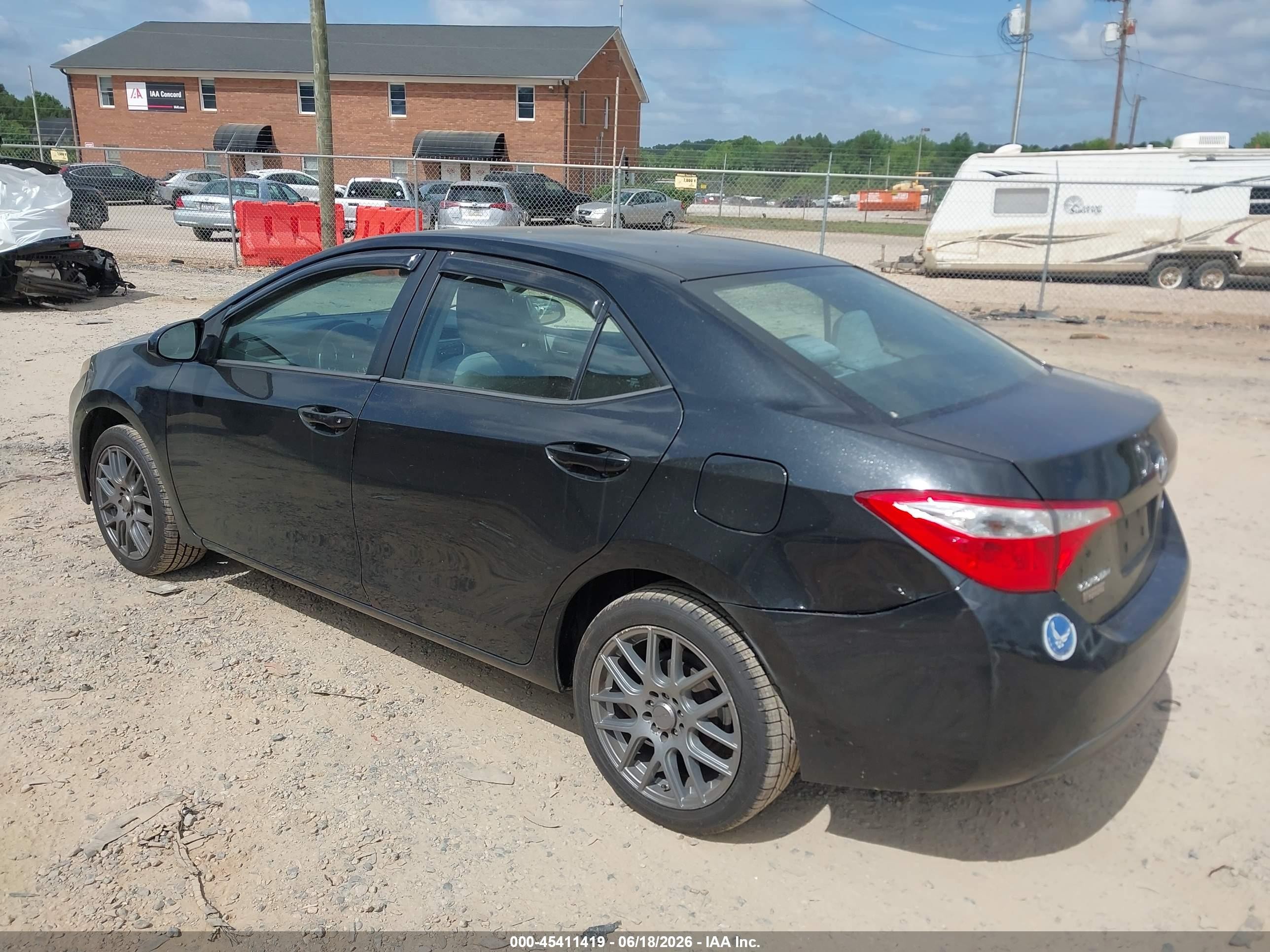 2014 Toyota Corolla Le Black vin: 2T1BURHE2EC080402