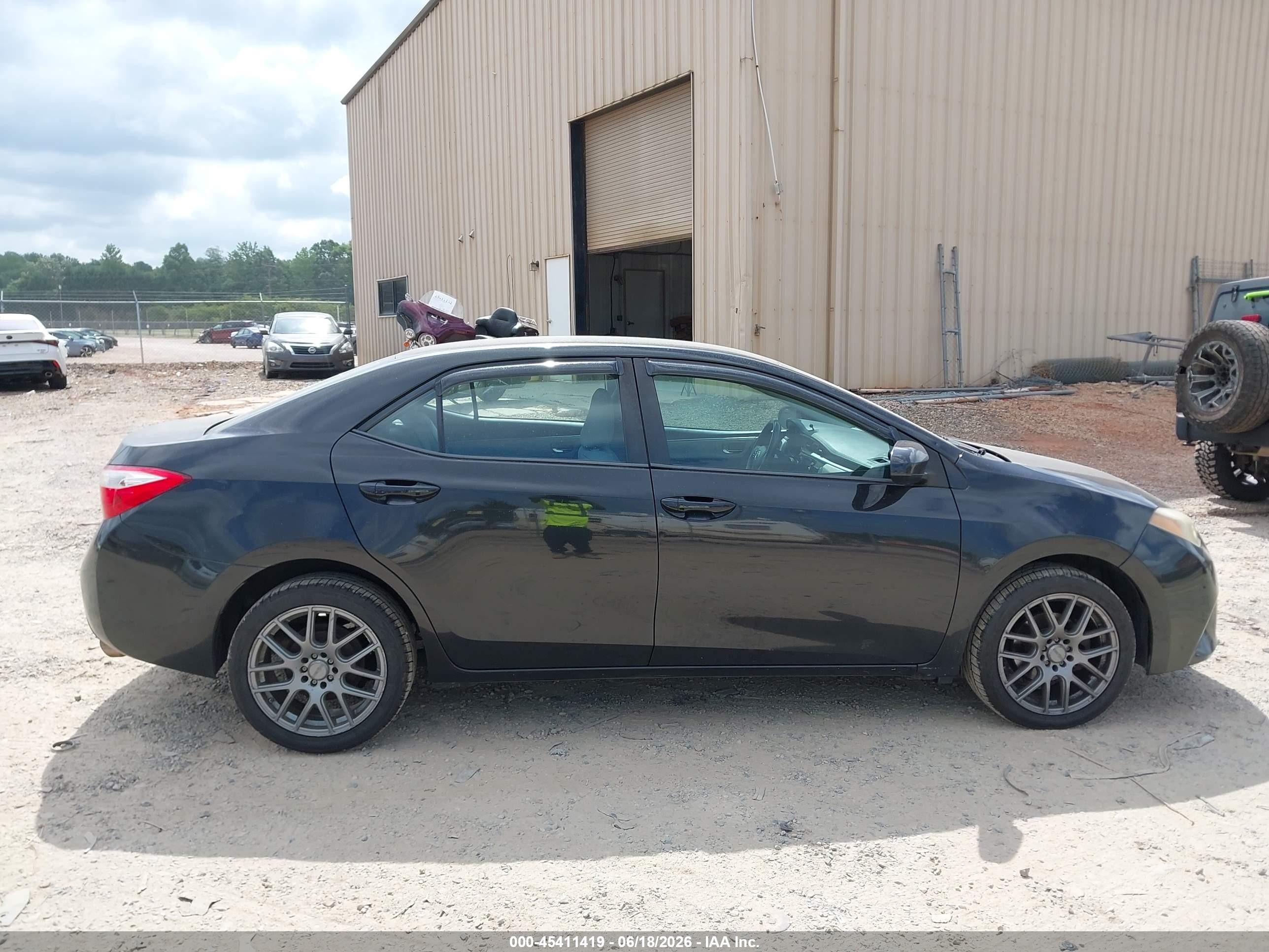 2014 Toyota Corolla Le Black vin: 2T1BURHE2EC080402