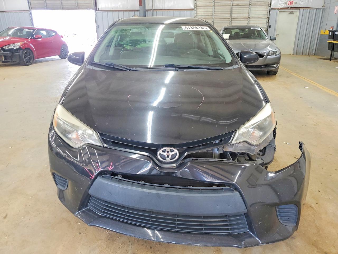2014 Toyota Corolla L Black vin: 2T1BURHE2EC090993