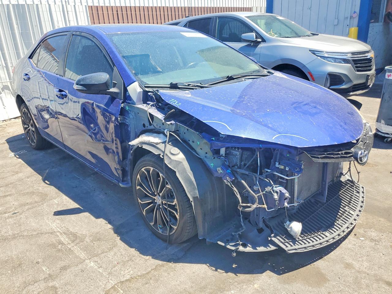 2014 Toyota Corolla S Plus Синий vin: 2T1BURHE2EC091822
