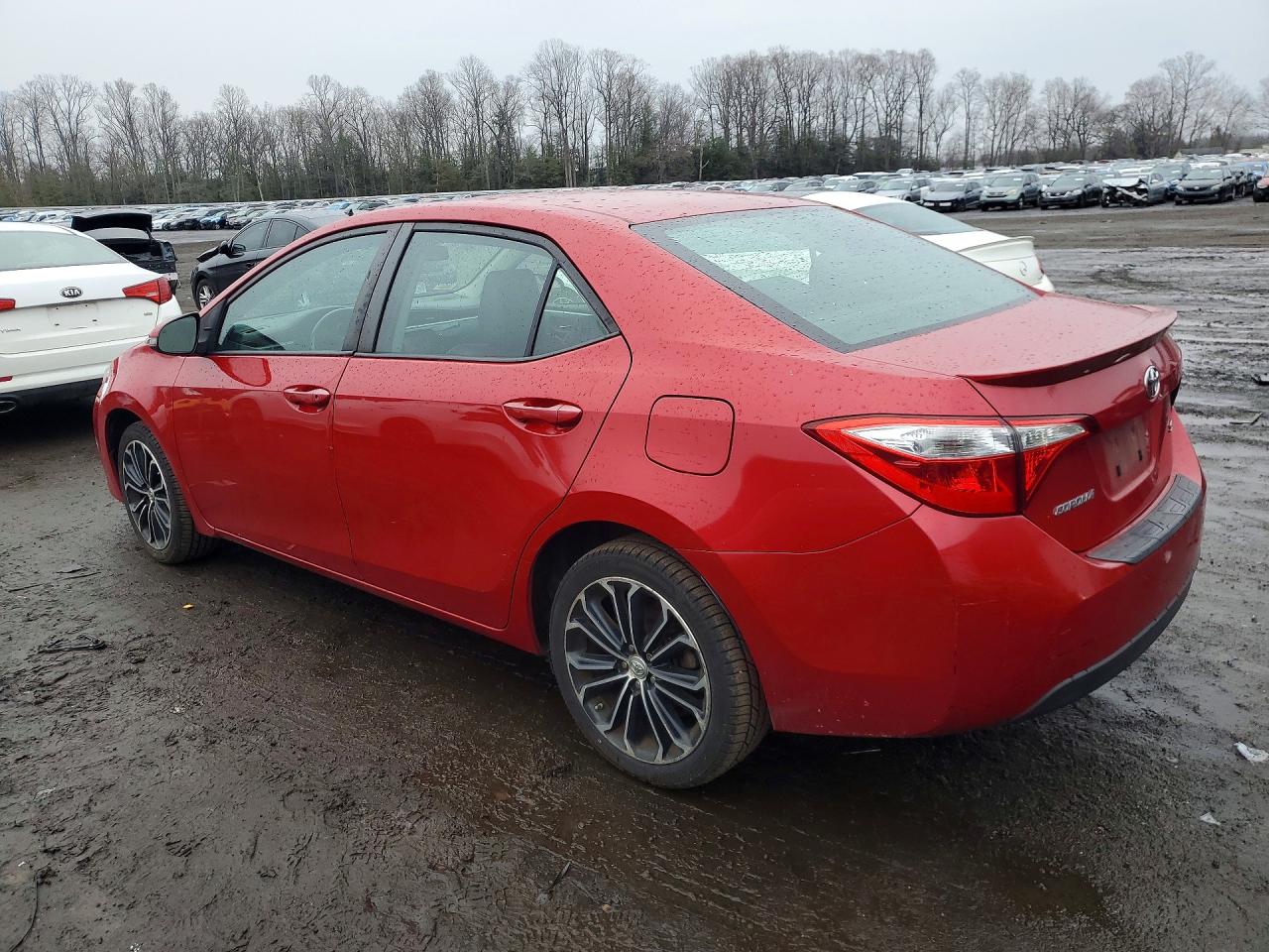 2014 Toyota Corolla S Plus Red vin: 2T1BURHE2EC096163