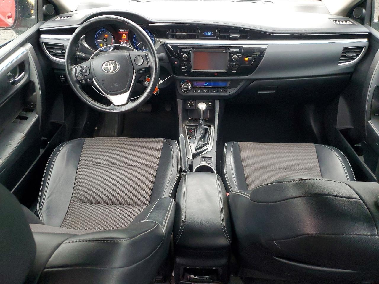 2014 Toyota Corolla S Plus Red vin: 2T1BURHE2EC096163