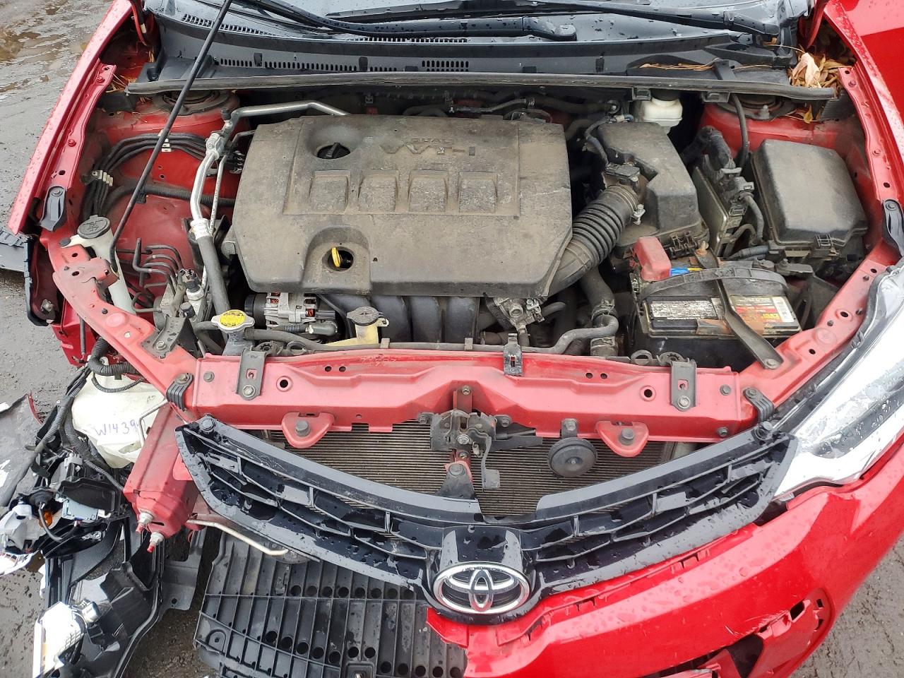 2014 Toyota Corolla S Plus Red vin: 2T1BURHE2EC096163