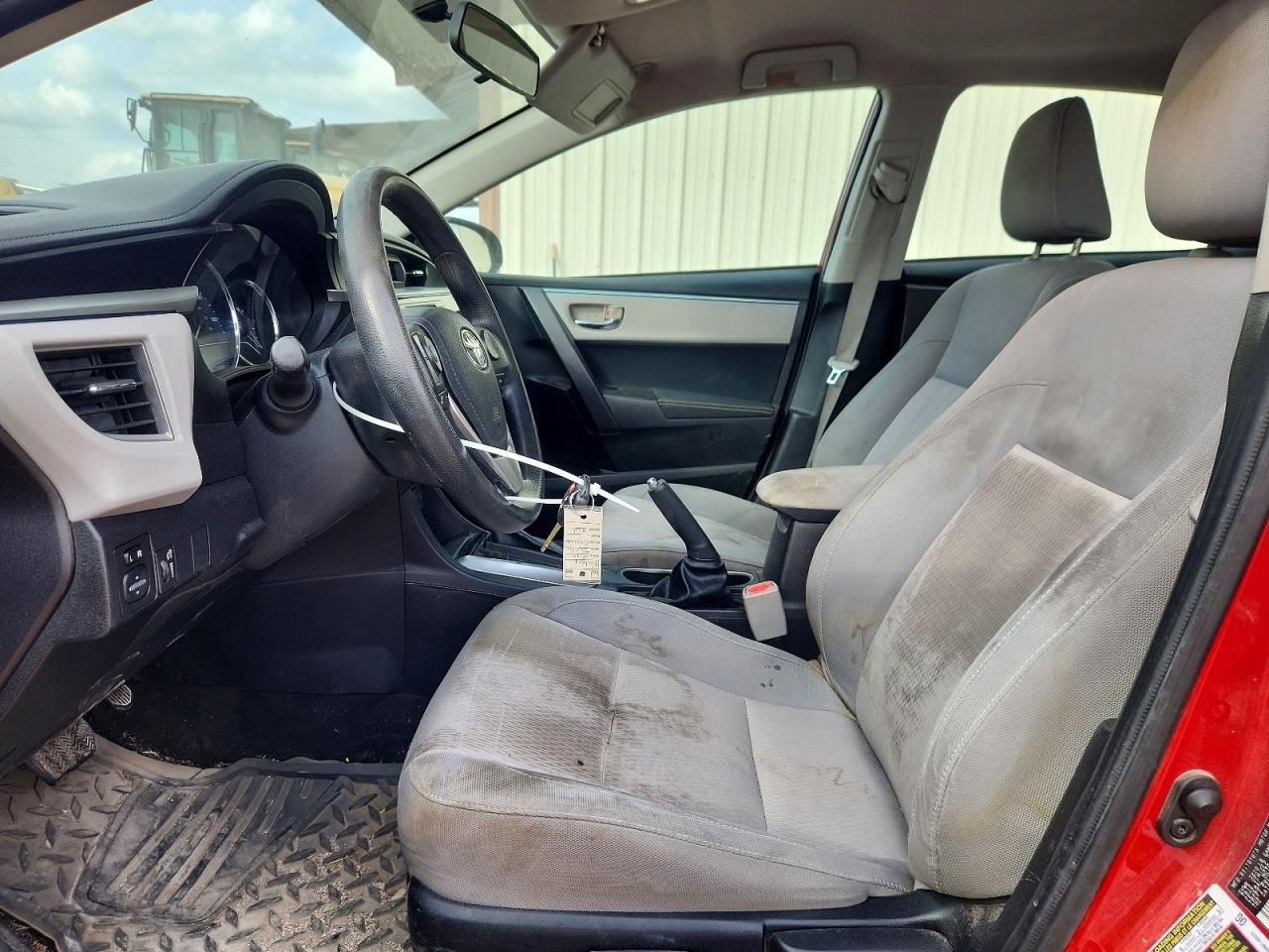 2014 Toyota Corolla L Red vin: 2T1BURHE2EC096440