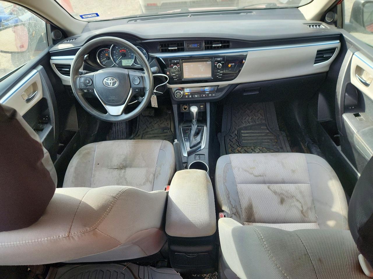 2014 Toyota Corolla L Red vin: 2T1BURHE2EC096440