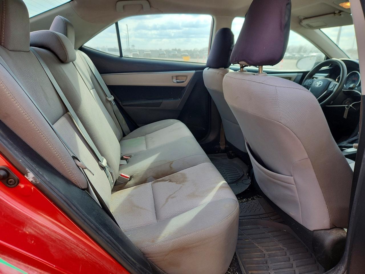 2014 Toyota Corolla L Red vin: 2T1BURHE2EC096440