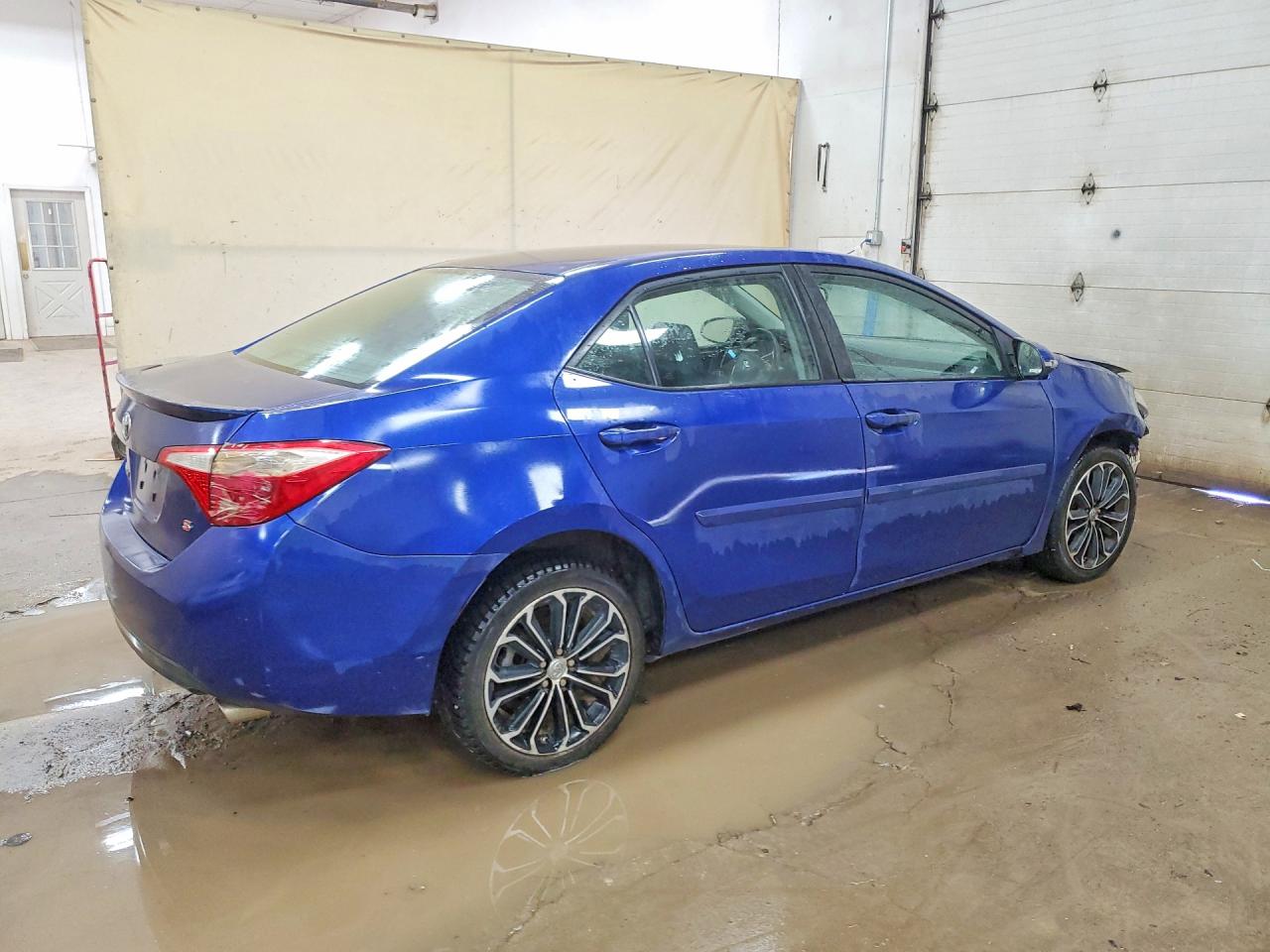 2014 Toyota Corolla S Plus Blue vin: 2T1BURHE2EC100762