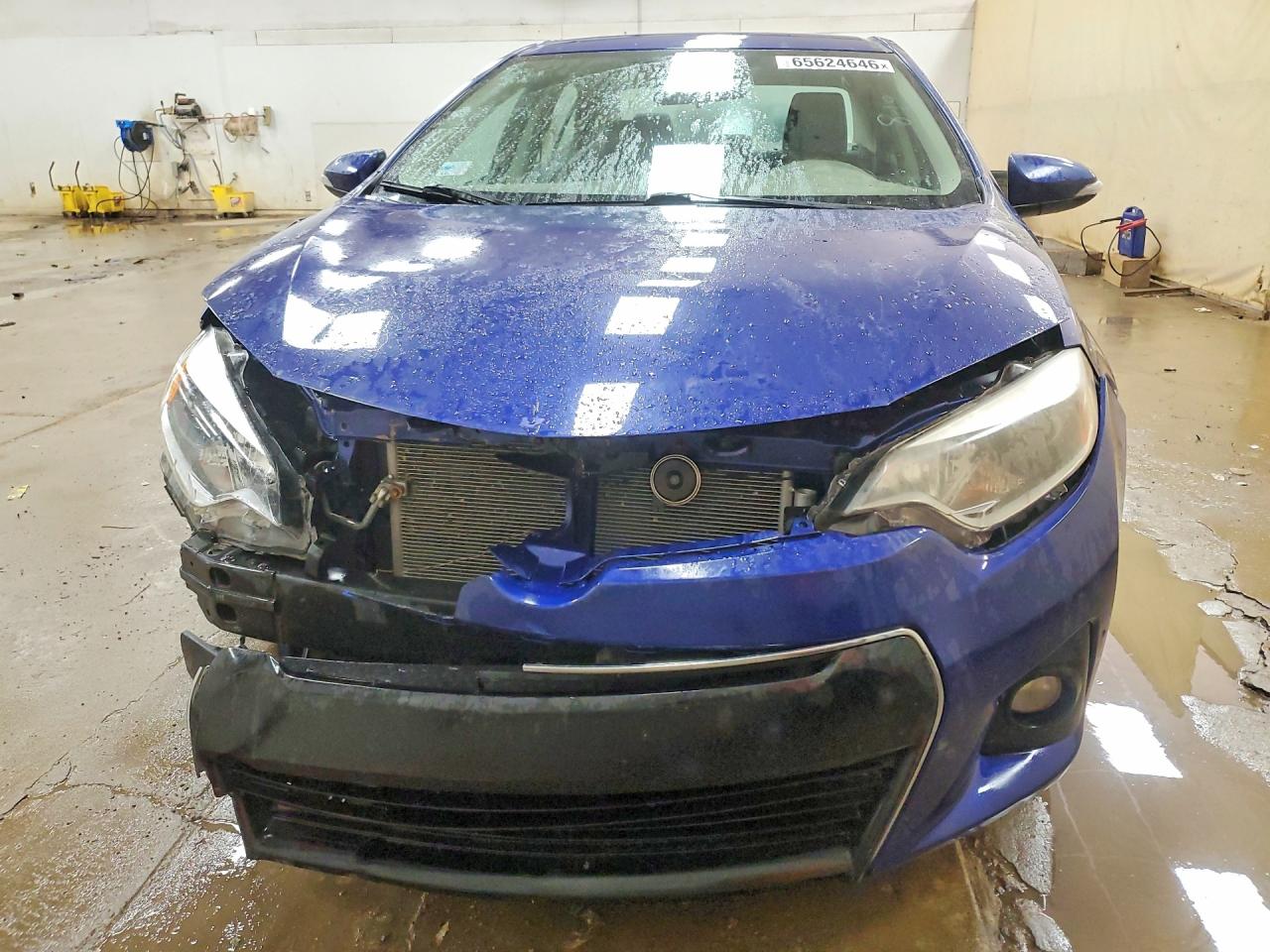 2014 Toyota Corolla S Plus Blue vin: 2T1BURHE2EC100762