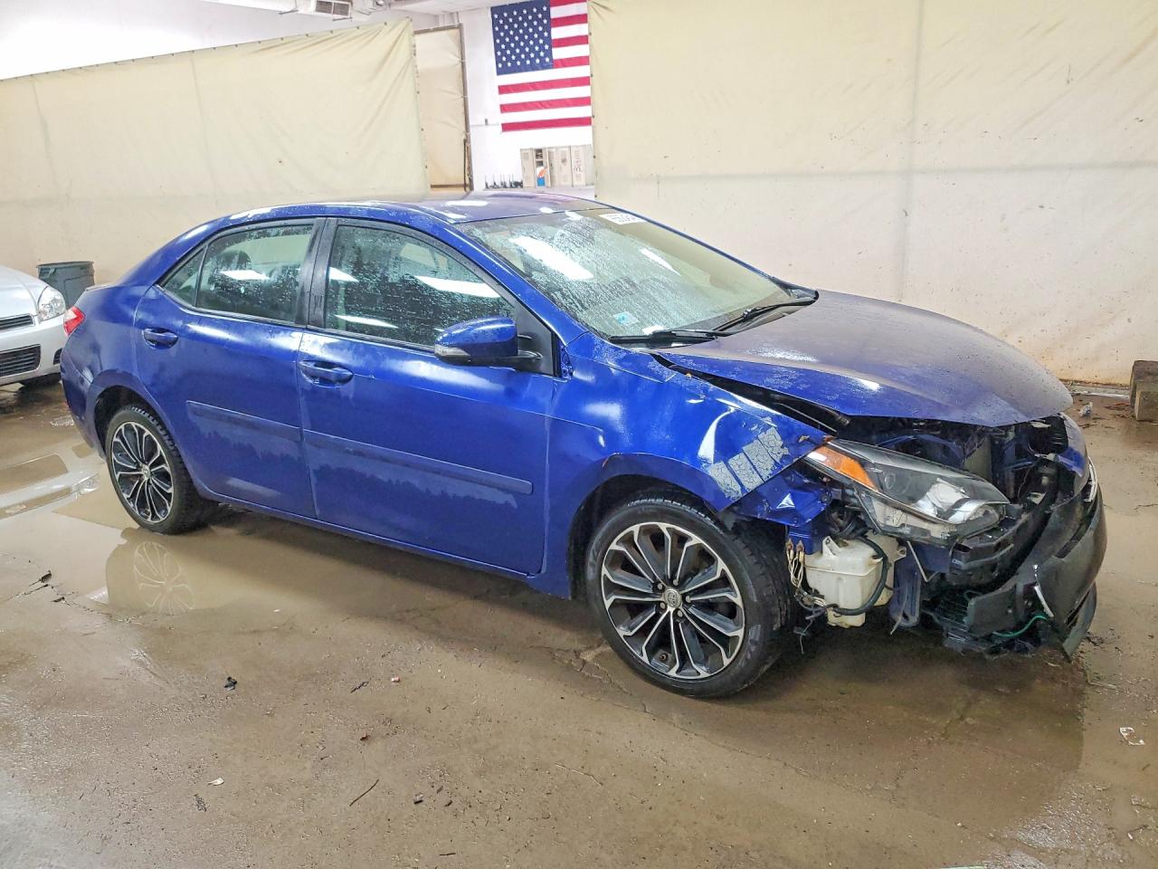 2014 Toyota Corolla S Plus Blue vin: 2T1BURHE2EC100762