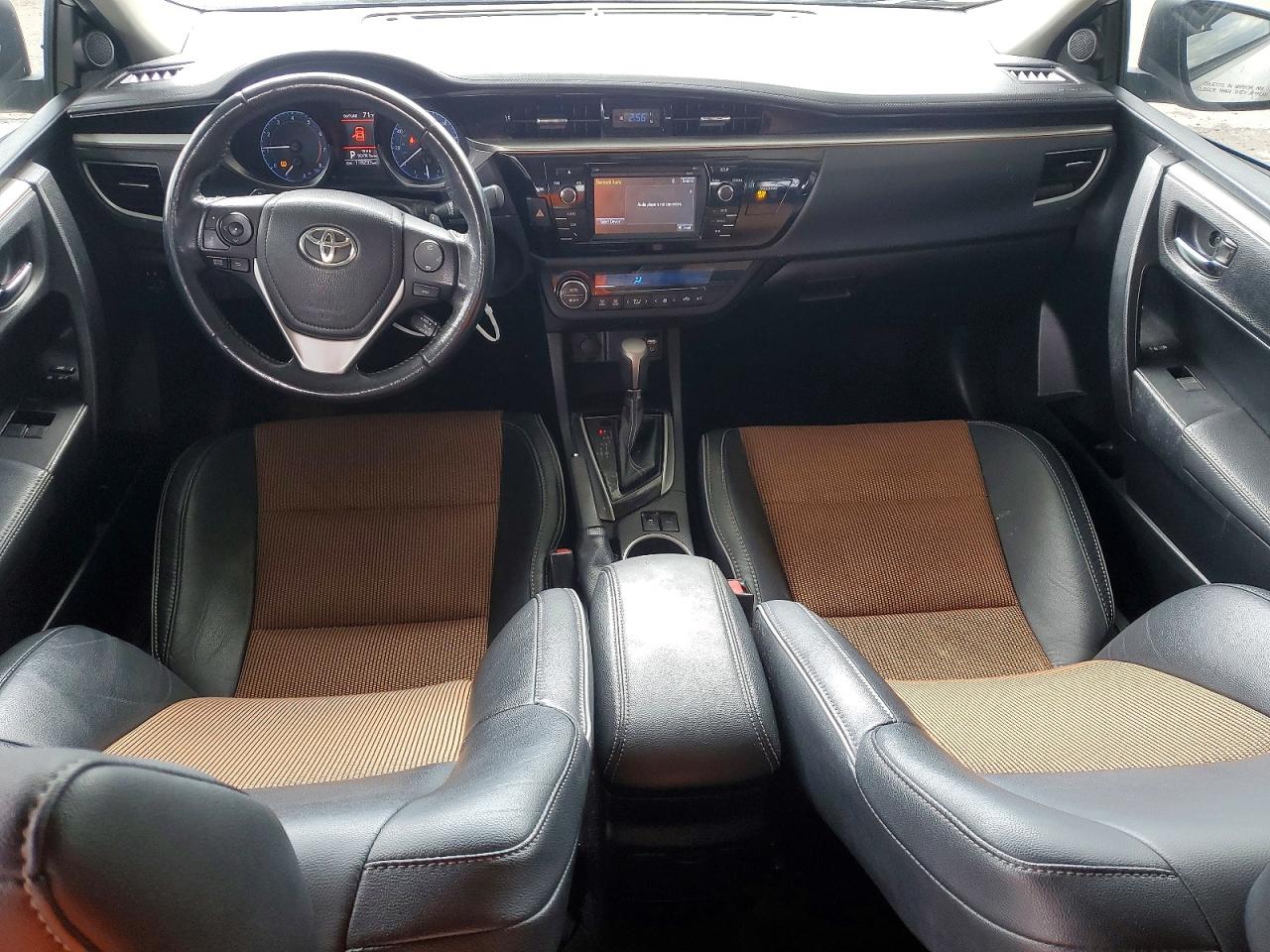 2014 Toyota Corolla S Plus White vin: 2T1BURHE2EC108635