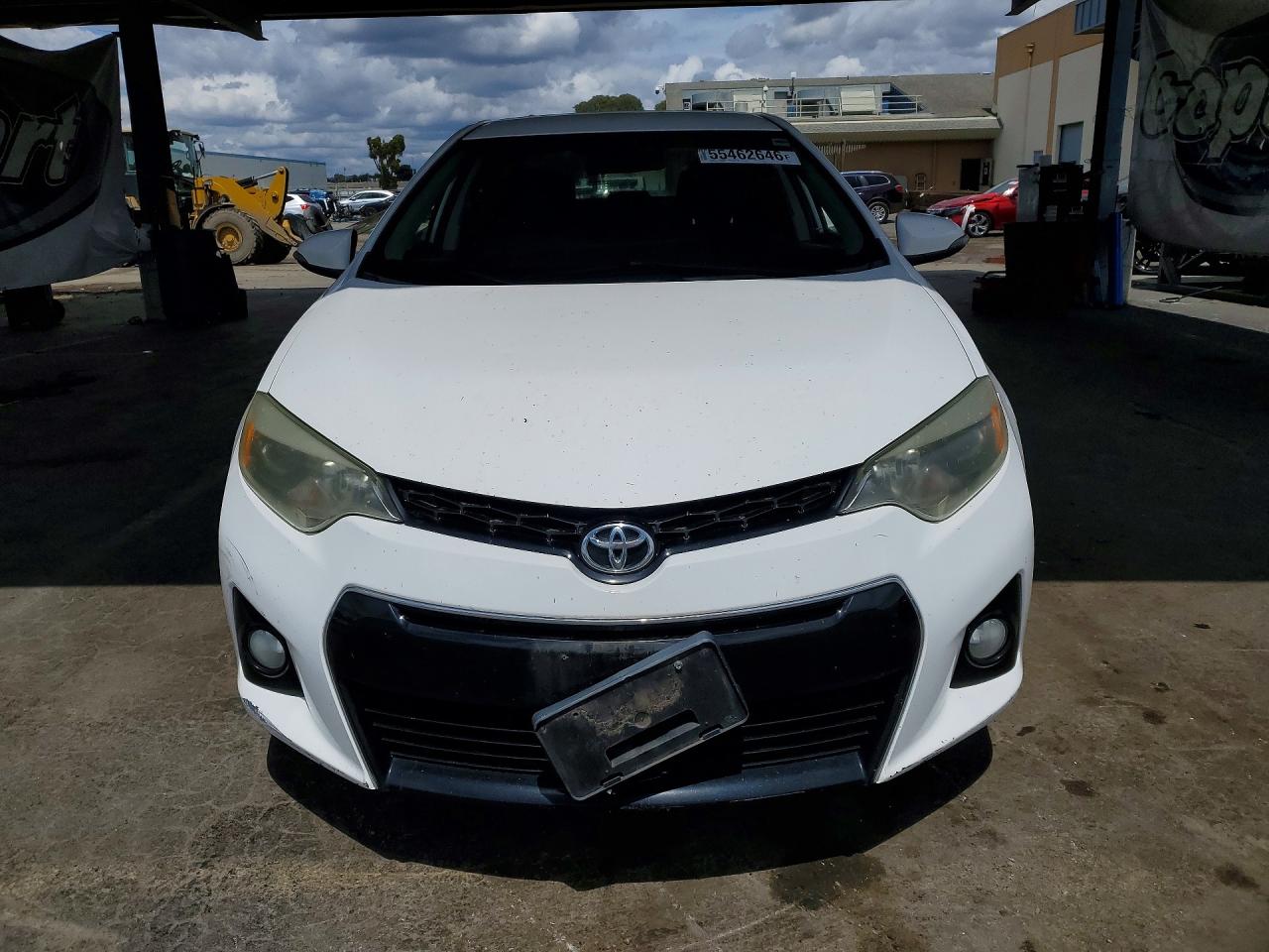 2014 Toyota Corolla S Plus White vin: 2T1BURHE2EC108635