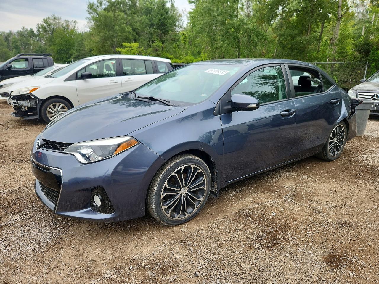 2014 Toyota Corolla L Gray vin: 2T1BURHE2EC109512