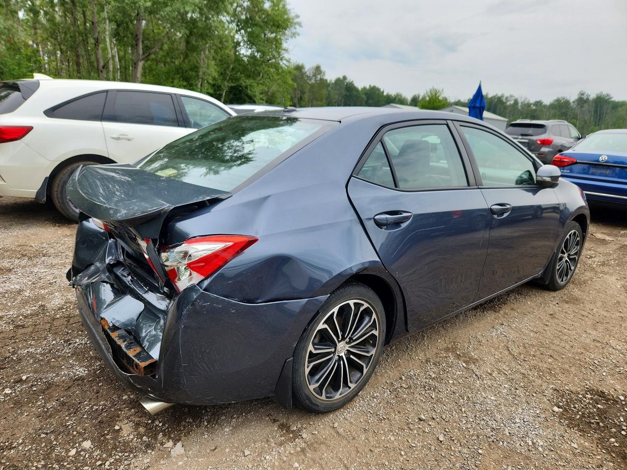2014 Toyota Corolla L Gray vin: 2T1BURHE2EC109512