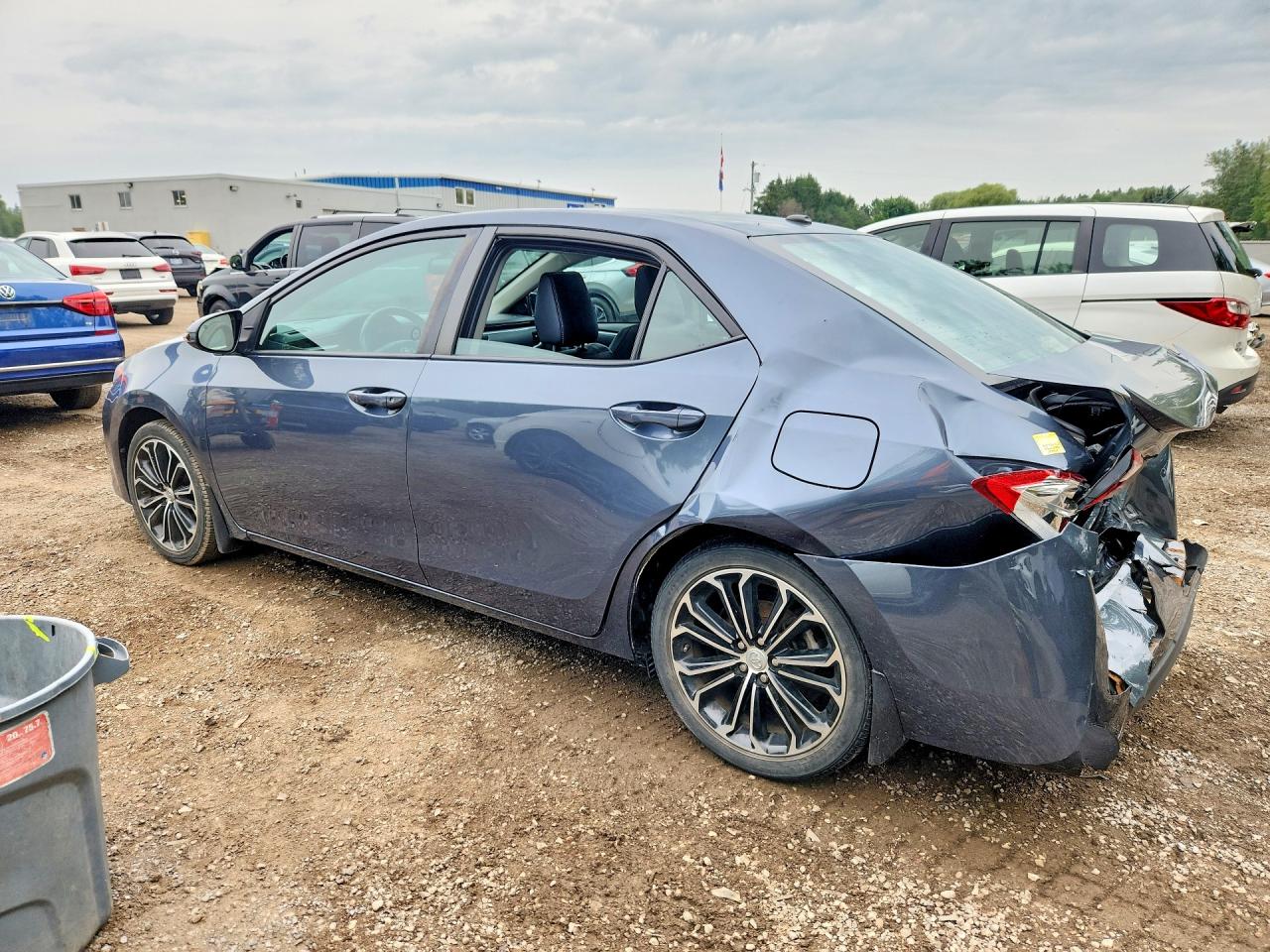 2014 Toyota Corolla L Gray vin: 2T1BURHE2EC109512