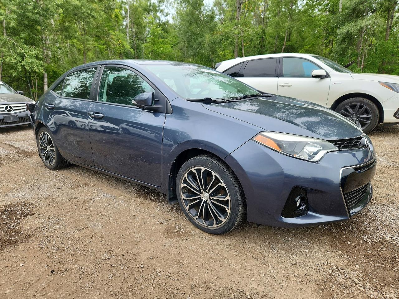 2014 Toyota Corolla L Gray vin: 2T1BURHE2EC109512