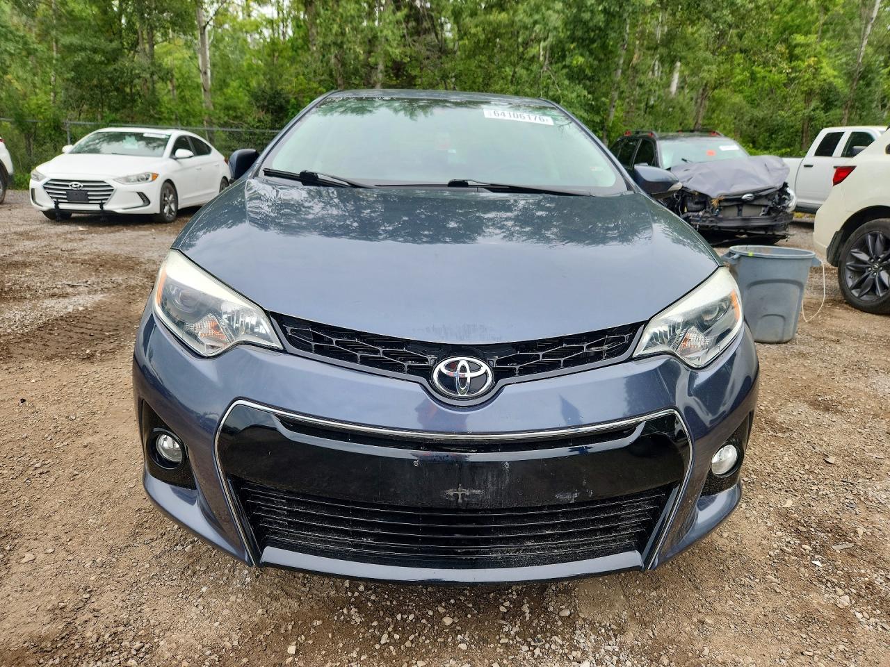 2014 Toyota Corolla L Gray vin: 2T1BURHE2EC109512