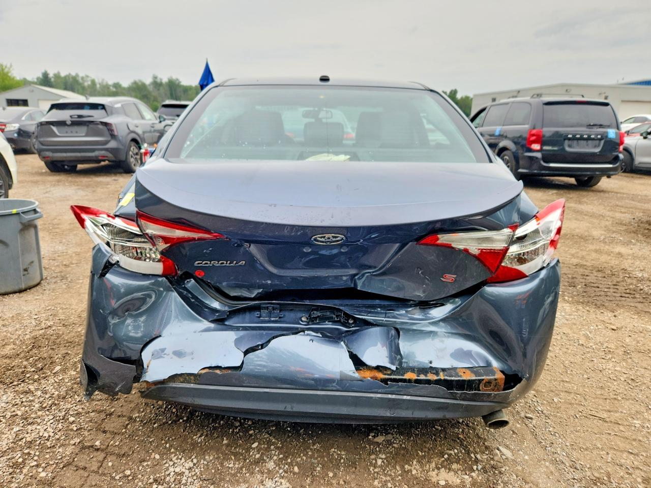 2014 Toyota Corolla L Gray vin: 2T1BURHE2EC109512