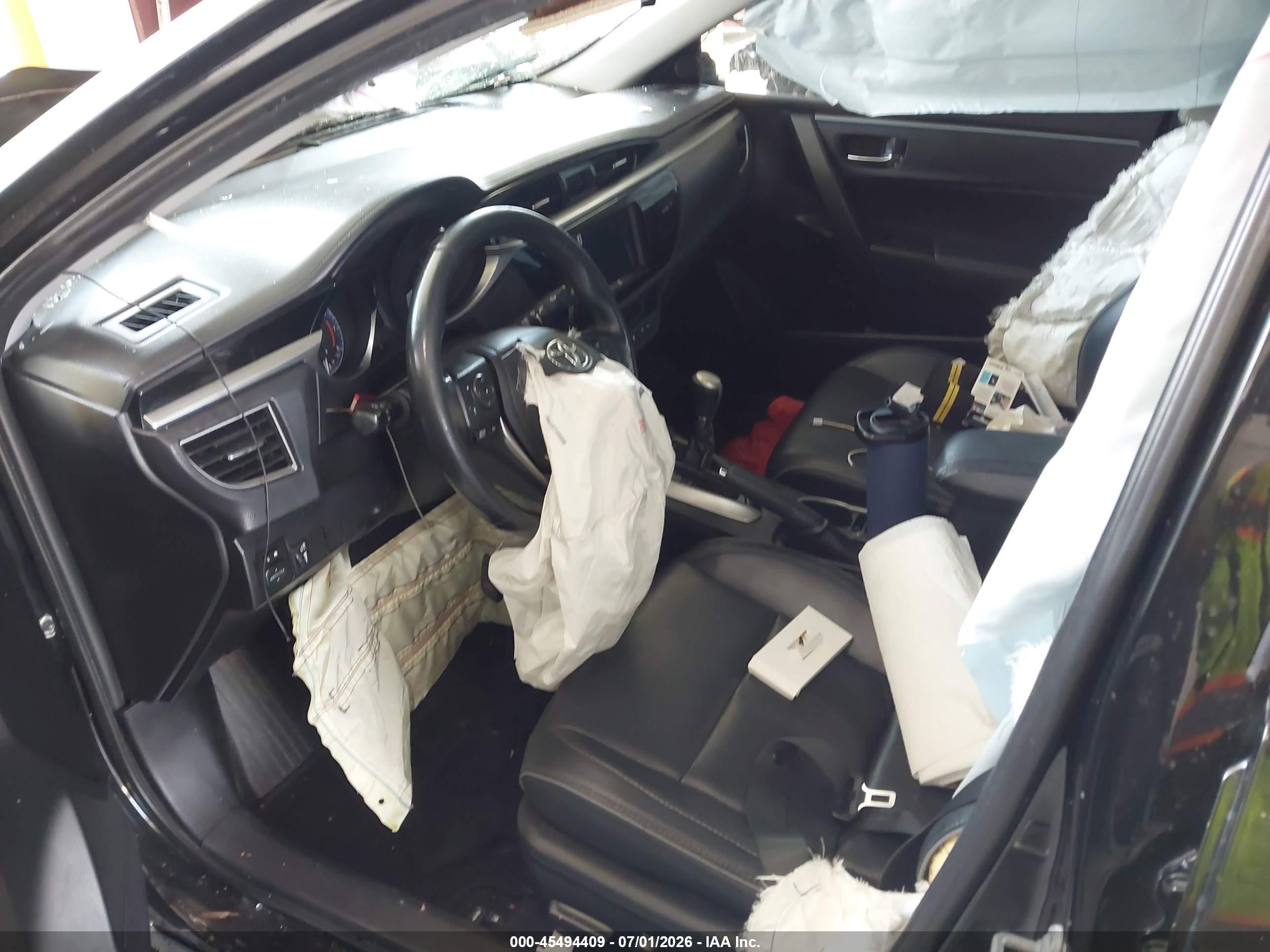2014 Toyota Corolla S Premium Black vin: 2T1BURHE2EC109932