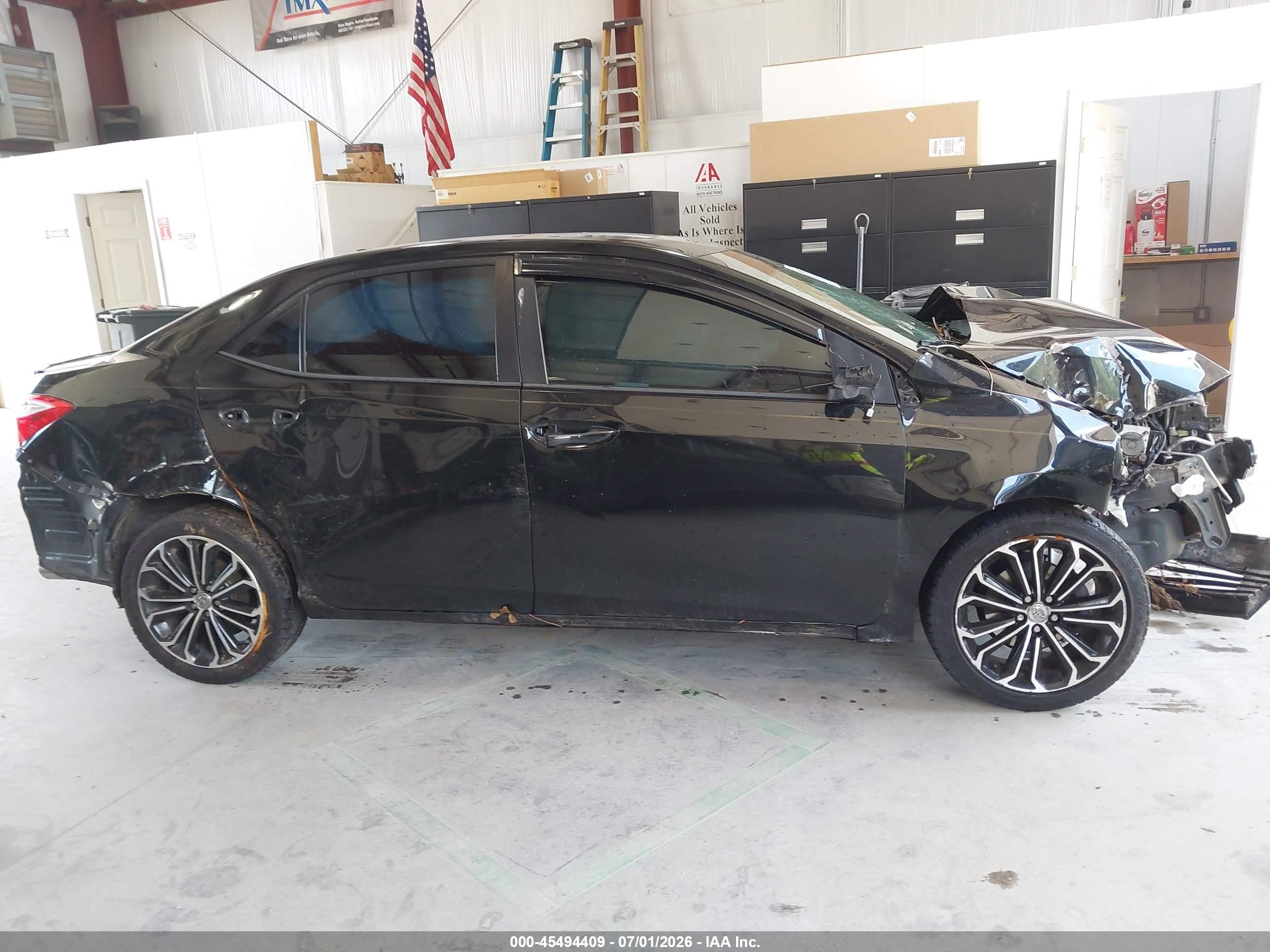 2014 Toyota Corolla S Premium Black vin: 2T1BURHE2EC109932