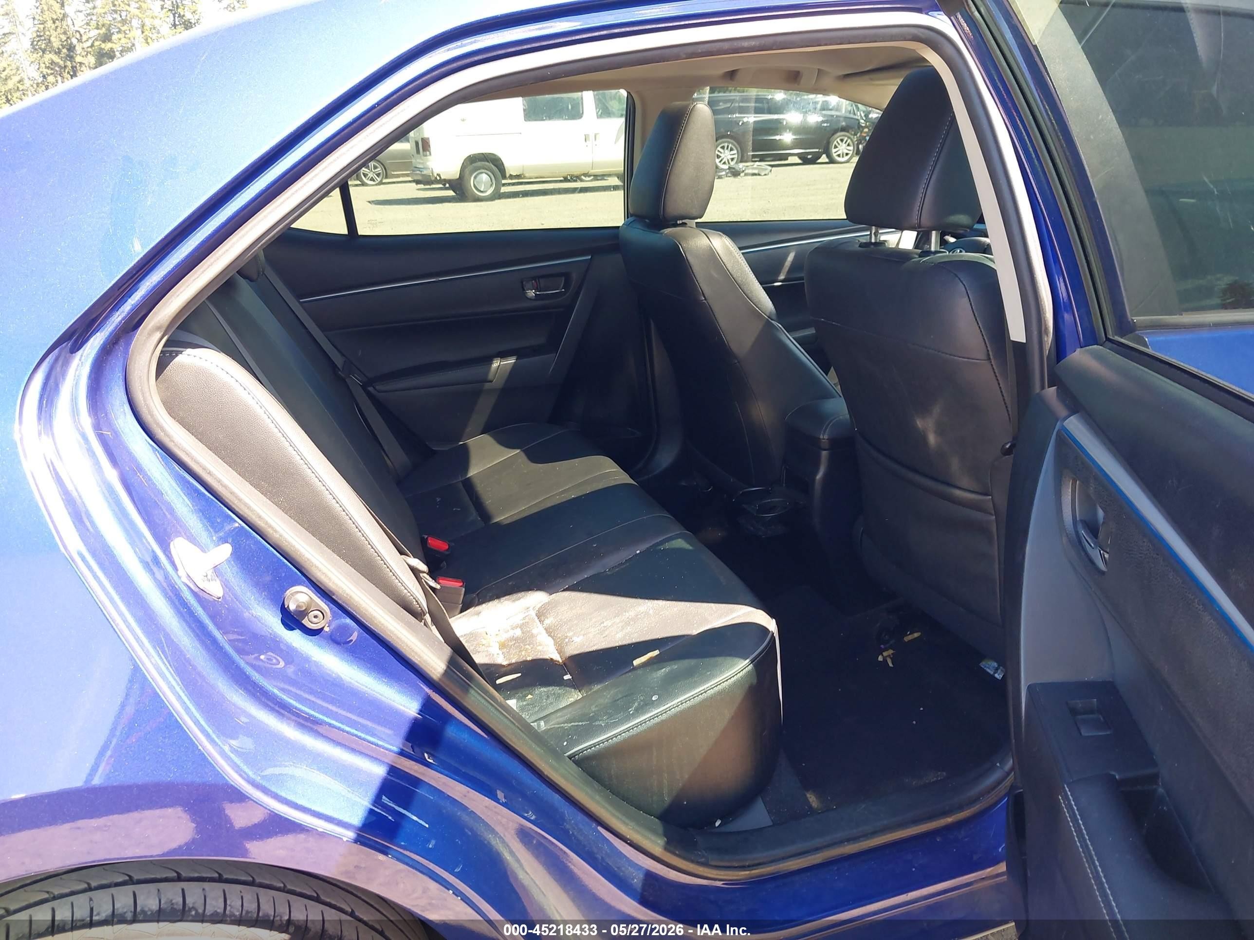 2014 Toyota Corolla S Premium Blue vin: 2T1BURHE2EC110627