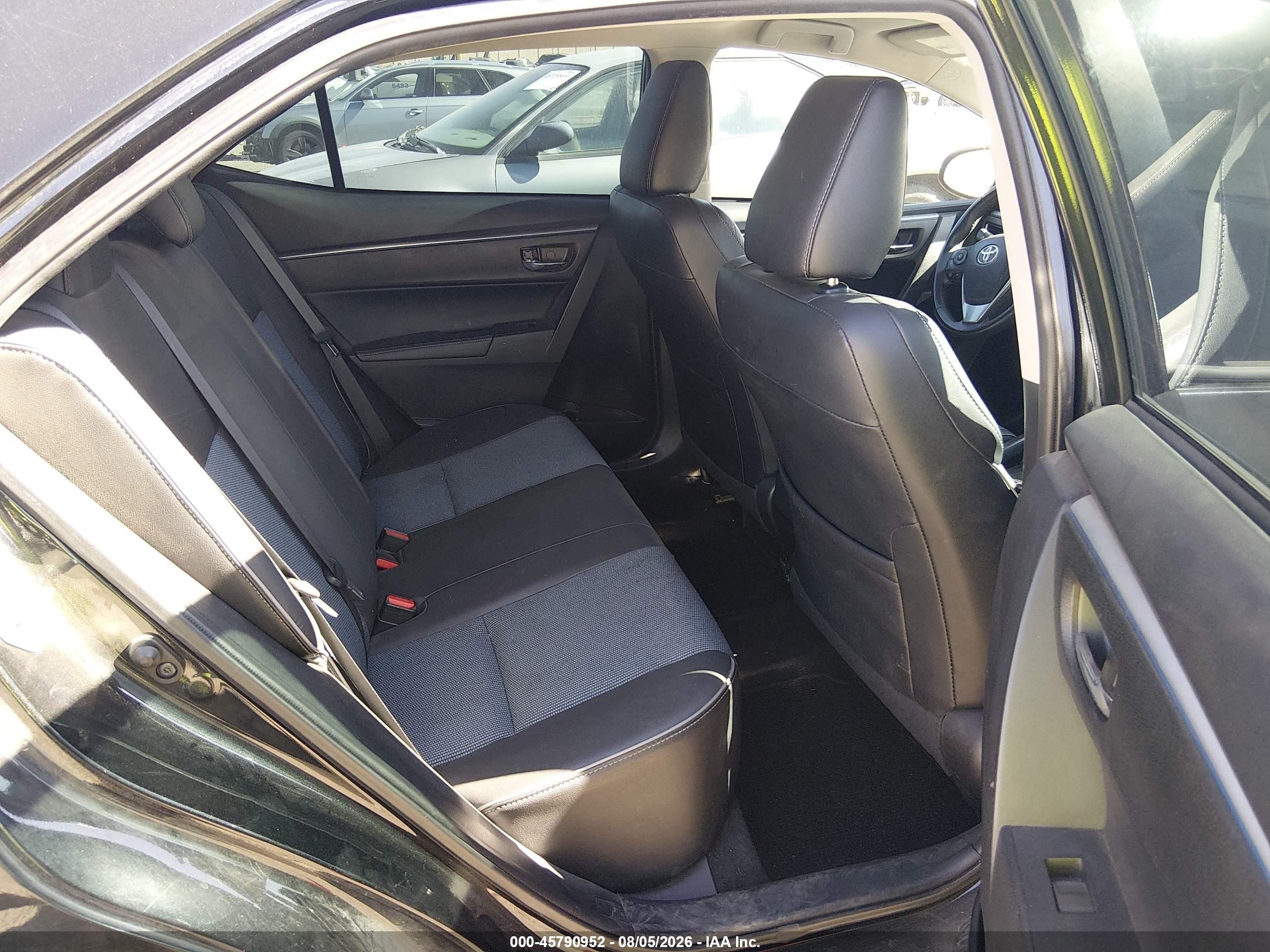 2014 Toyota Corolla S Plus Black vin: 2T1BURHE2EC111633