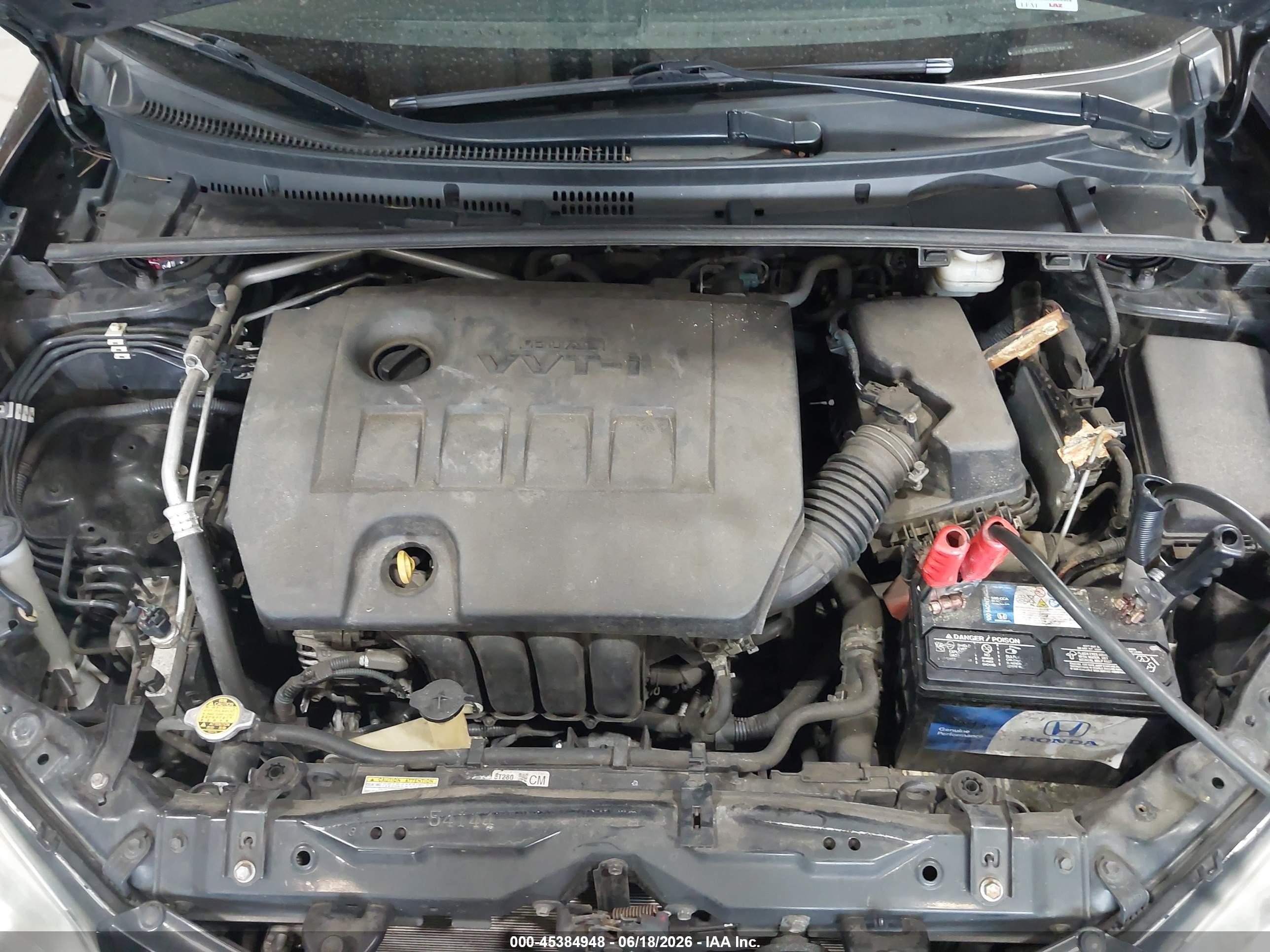 2014 Toyota Corolla S Plus Black vin: 2T1BURHE2EC127444