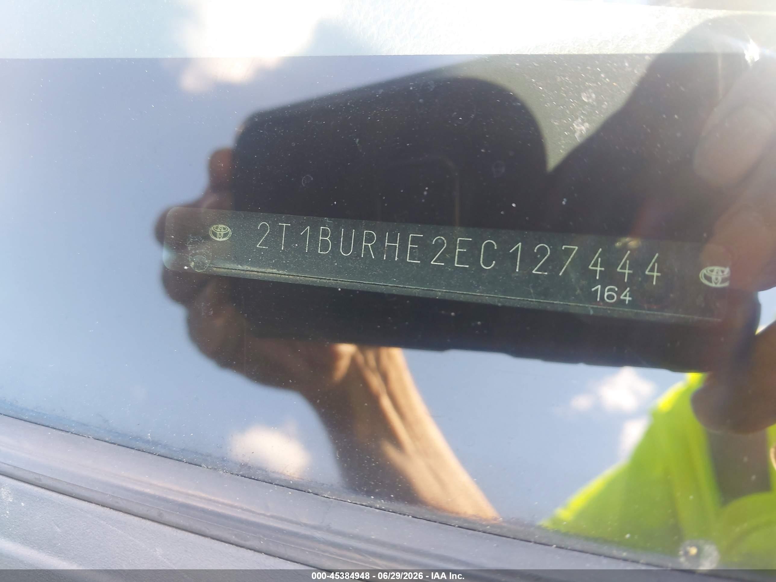 2014 Toyota Corolla S Plus Black vin: 2T1BURHE2EC127444