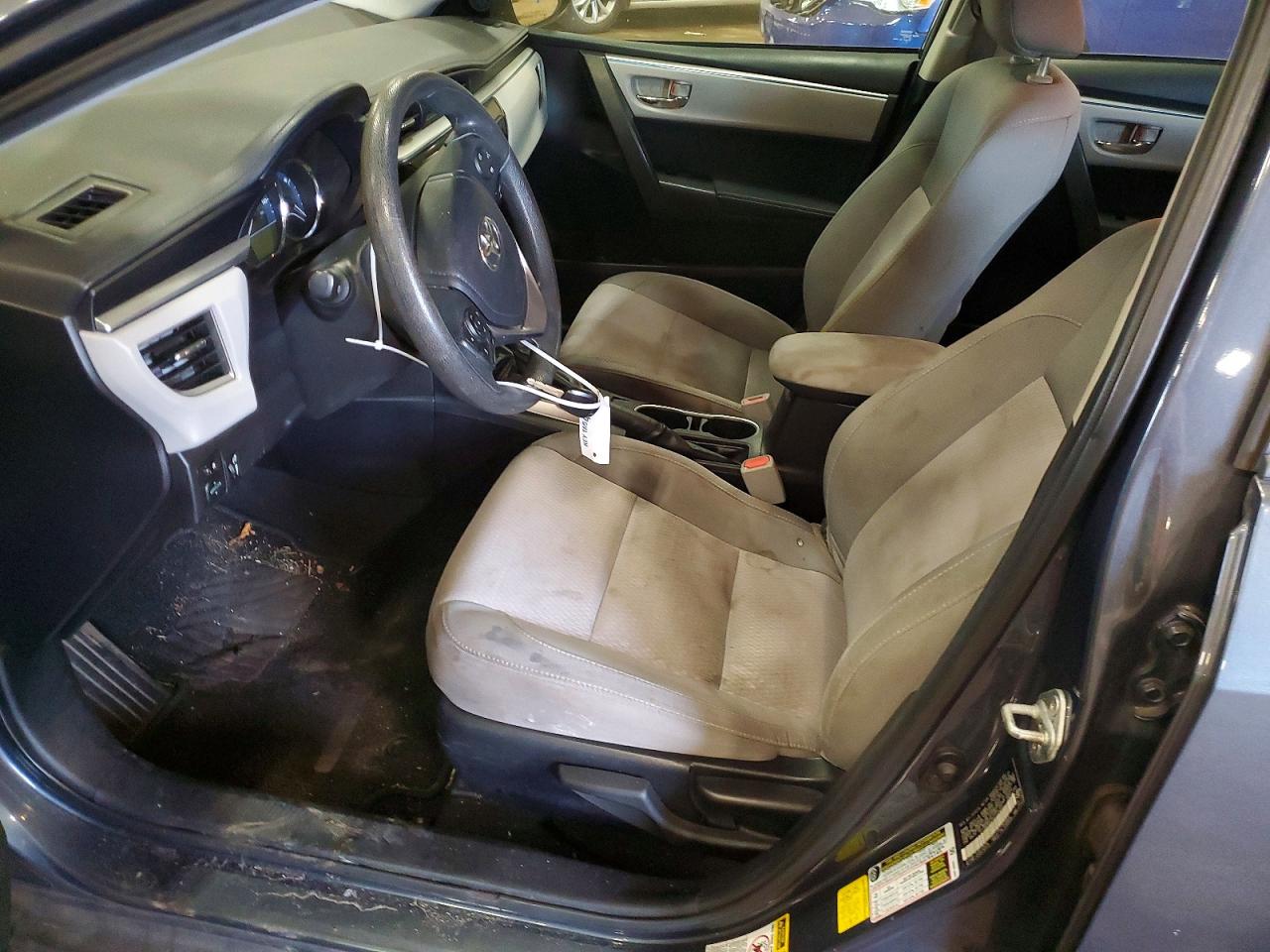 2014 Toyota Corolla Le Plus Gray vin: 2T1BURHE2EC128934