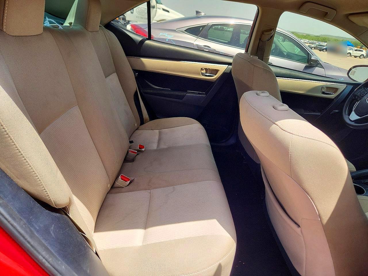 2014 Toyota Corolla Le Red vin: 2T1BURHE2EC130845