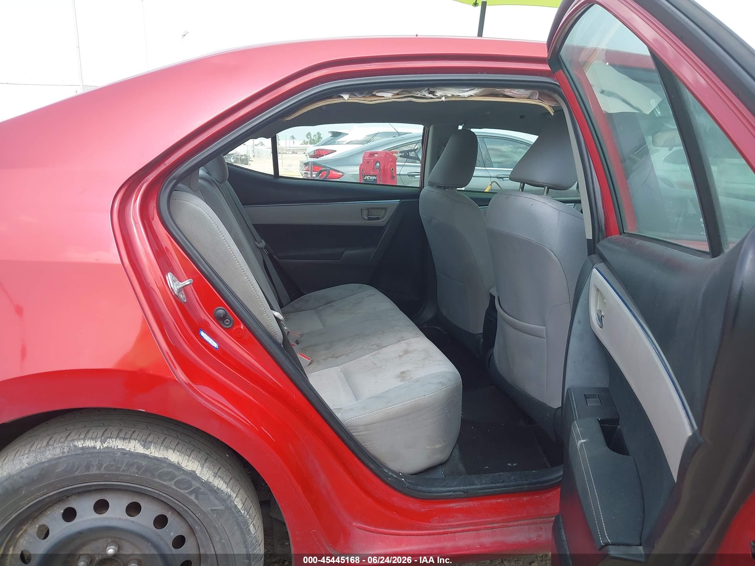 2014 Toyota Corolla Le Red vin: 2T1BURHE2EC134331