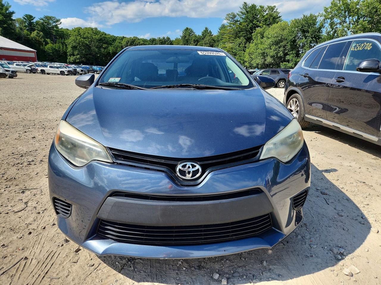 2014 Toyota Corolla Le Blue vin: 2T1BURHE2EC139481
