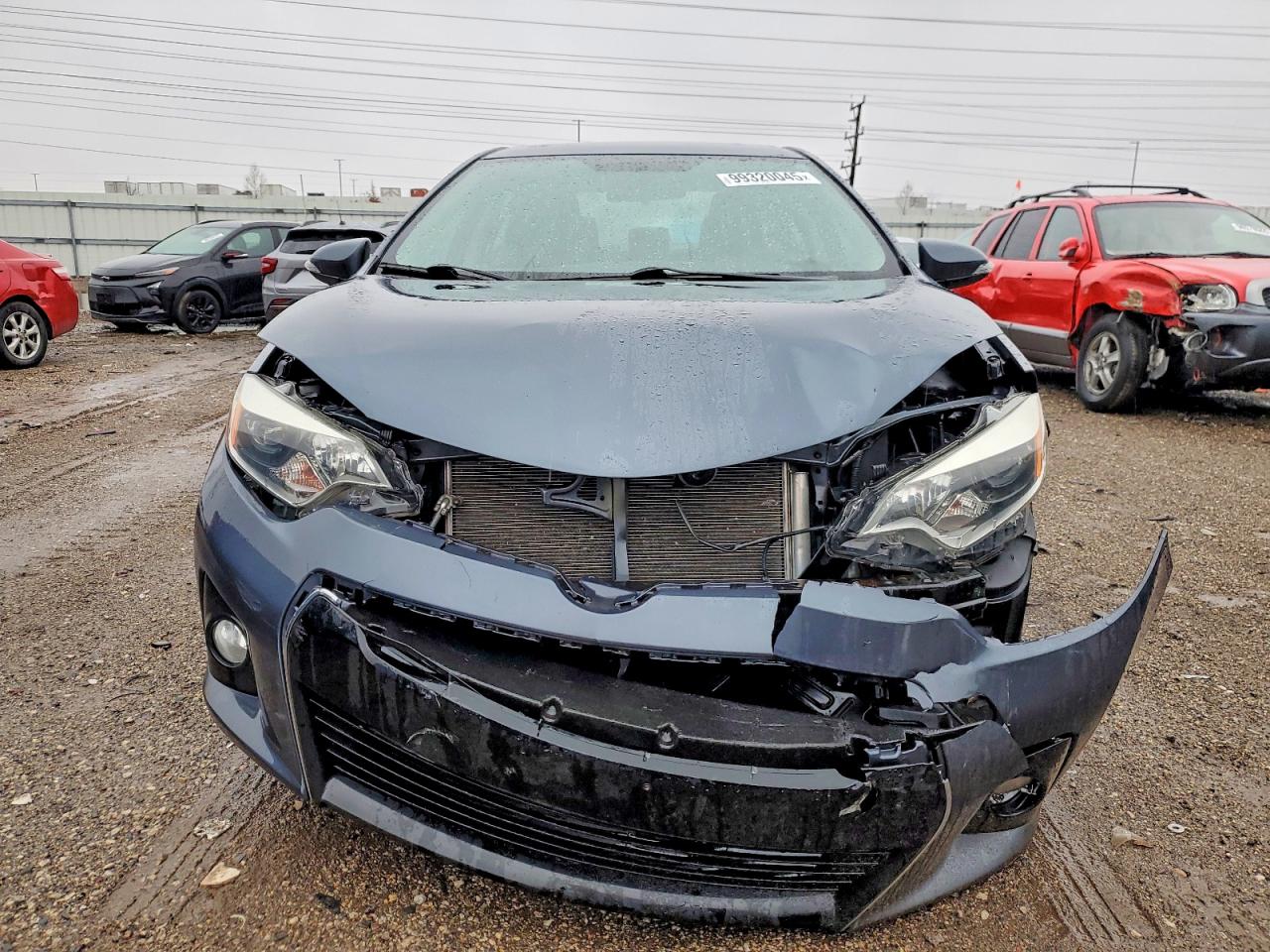 2014 Toyota Corolla L Gray vin: 2T1BURHE2EC143353