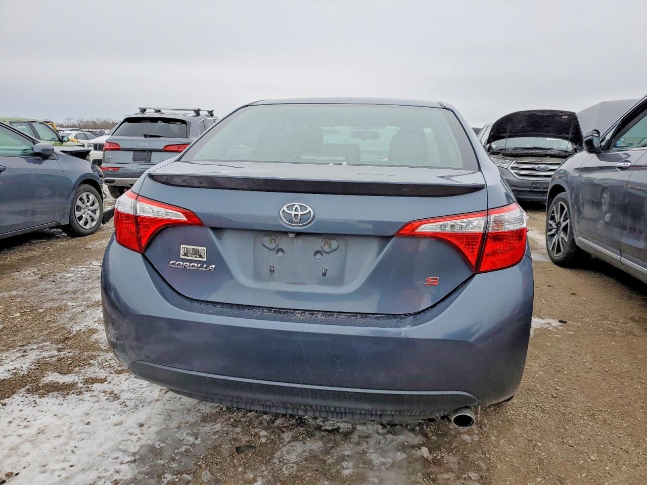 2014 Toyota Corolla L Gray vin: 2T1BURHE2EC143353