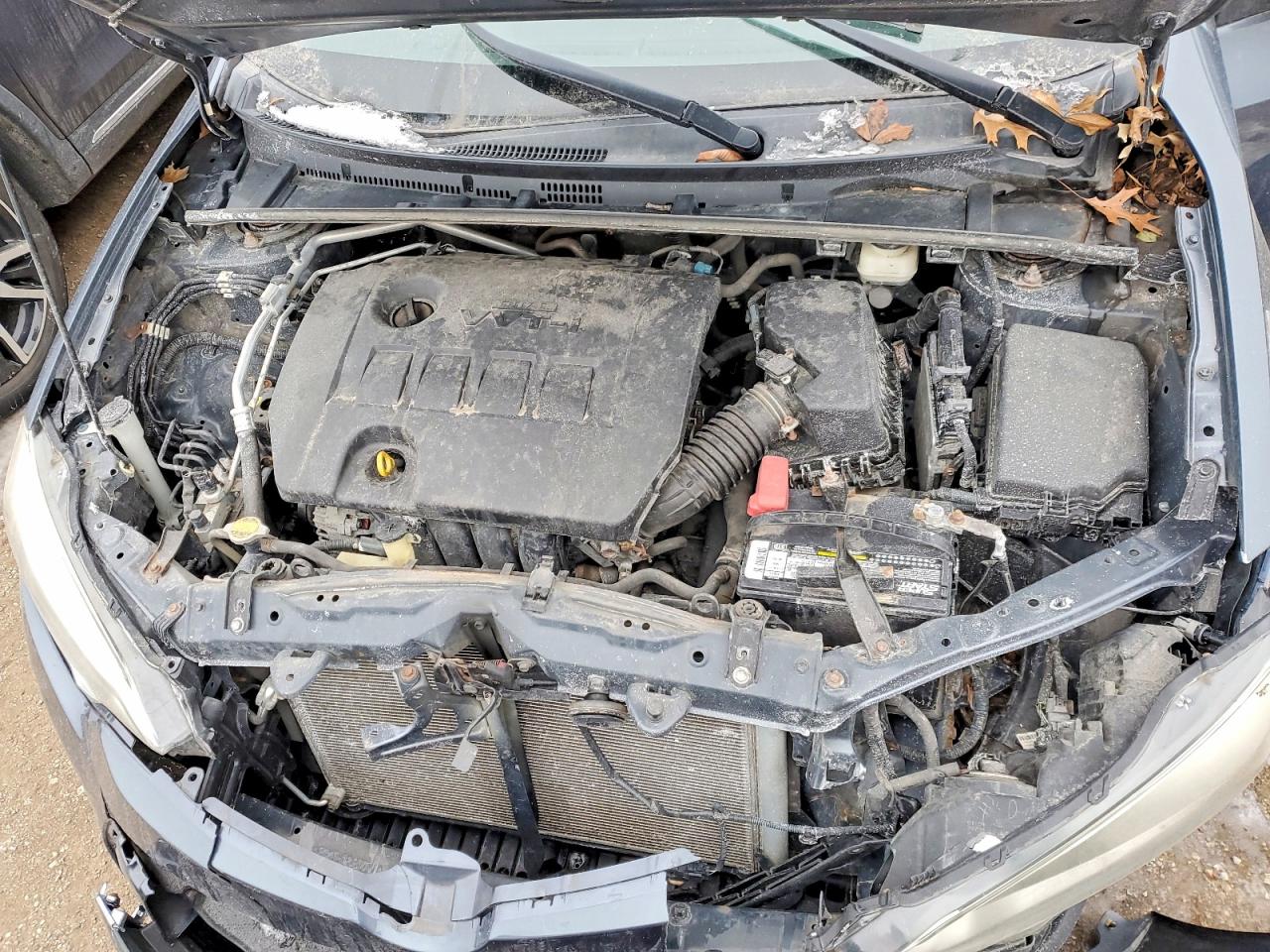 2014 Toyota Corolla L Gray vin: 2T1BURHE2EC143353