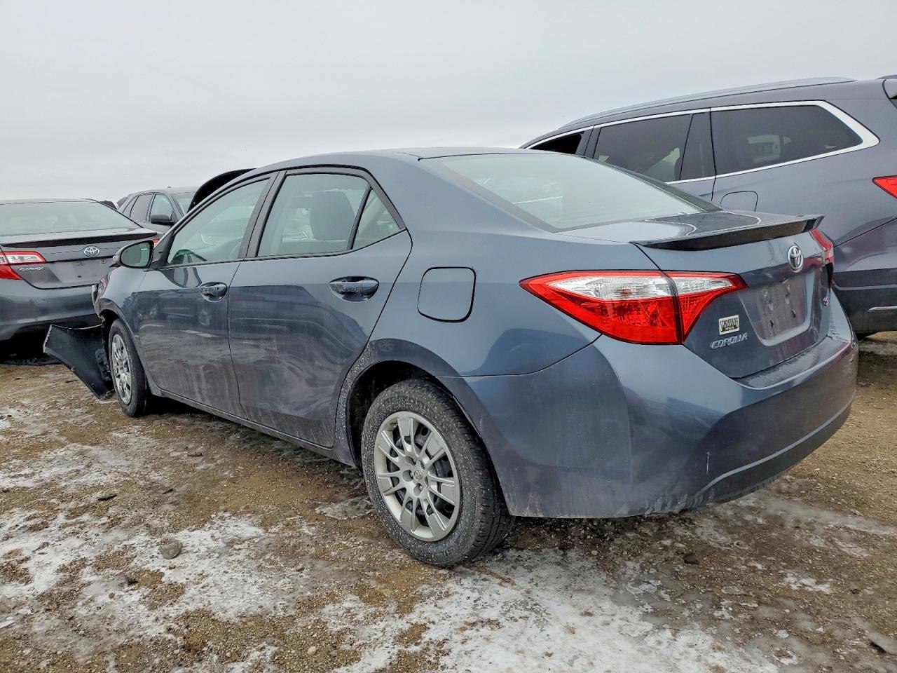 2014 Toyota Corolla L Gray vin: 2T1BURHE2EC143353