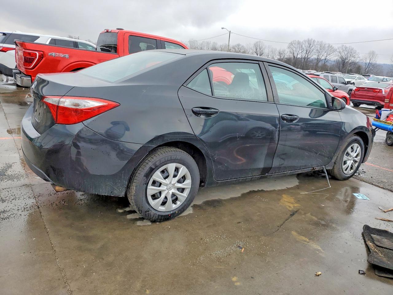 2014 Toyota Corolla L Черный vin: 2T1BURHE2EC152506