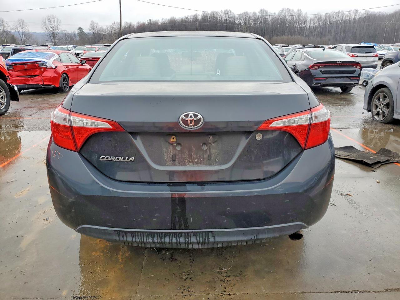 2014 Toyota Corolla L Черный vin: 2T1BURHE2EC152506
