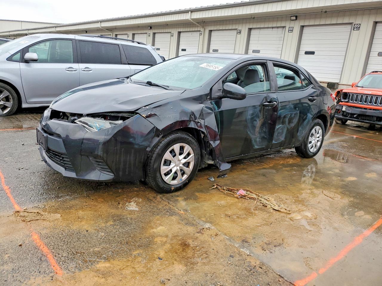 2014 Toyota Corolla L Черный vin: 2T1BURHE2EC152506