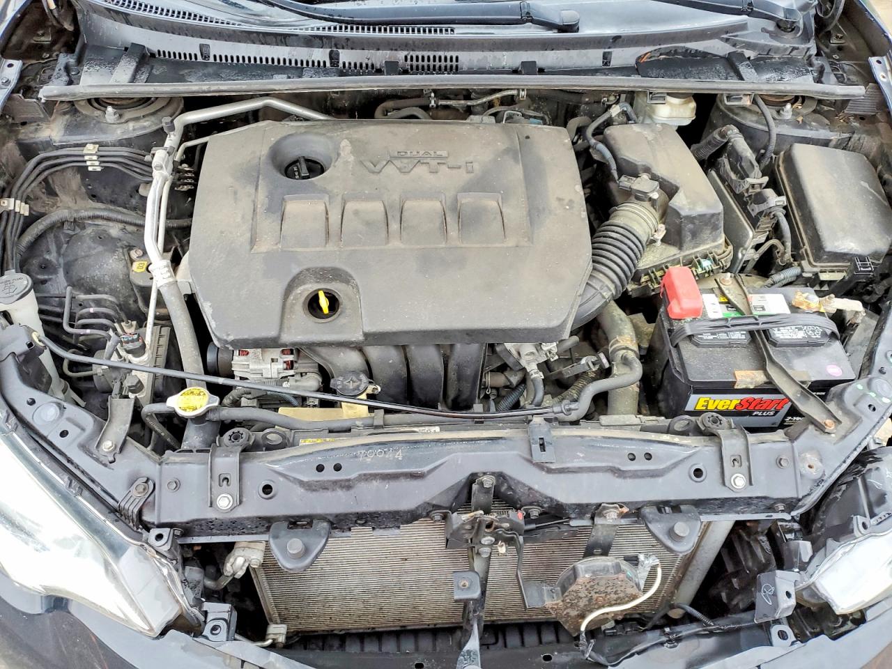 2014 Toyota Corolla L Черный vin: 2T1BURHE2EC152506