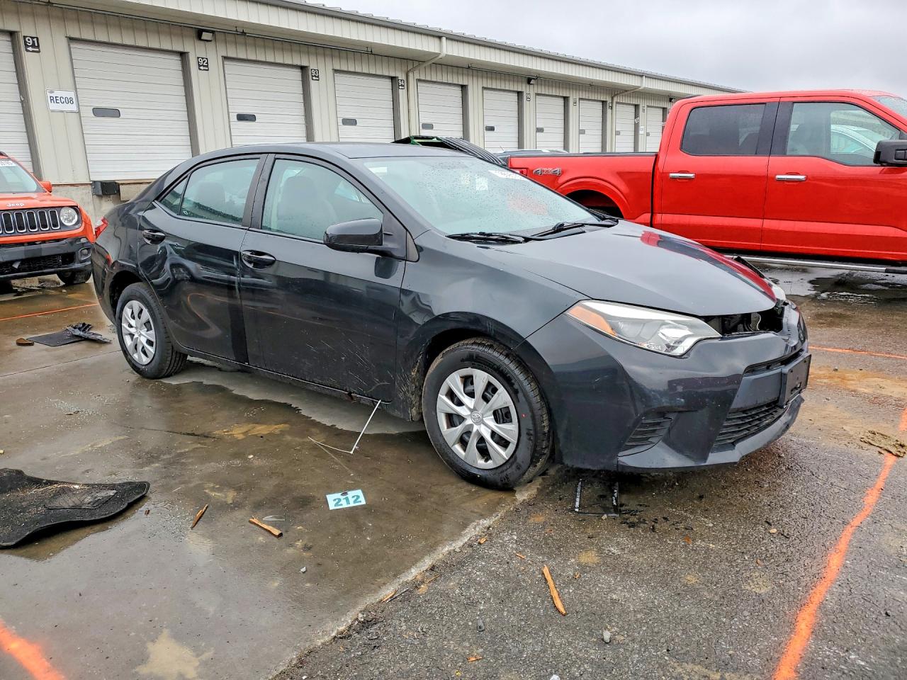 2014 Toyota Corolla L Черный vin: 2T1BURHE2EC152506