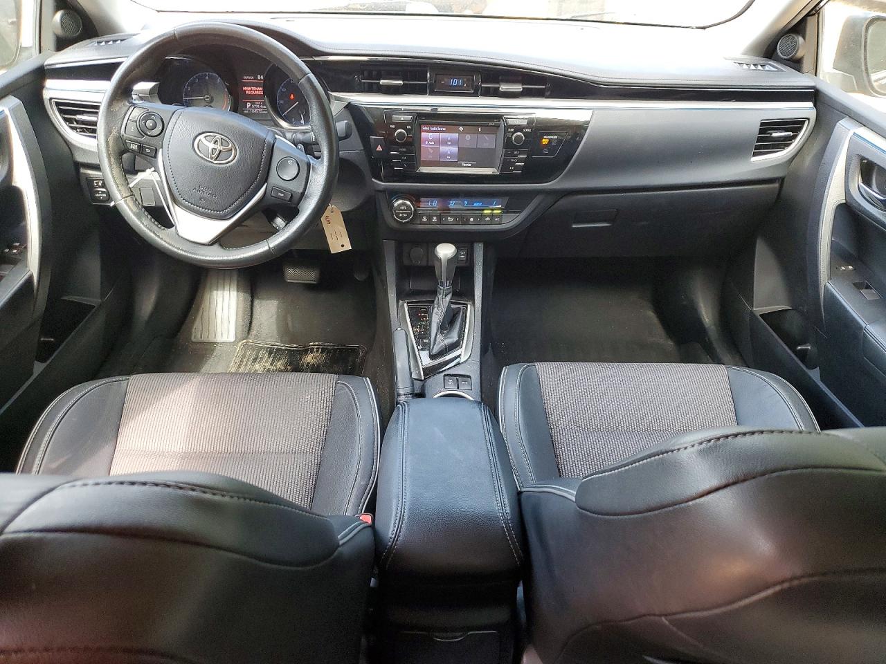 2014 Toyota Corolla S Black vin: 2T1BURHE2EC161352