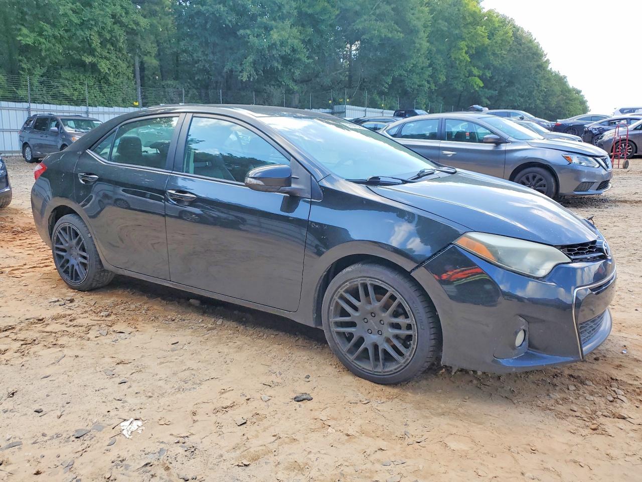 2014 Toyota Corolla S Black vin: 2T1BURHE2EC161352