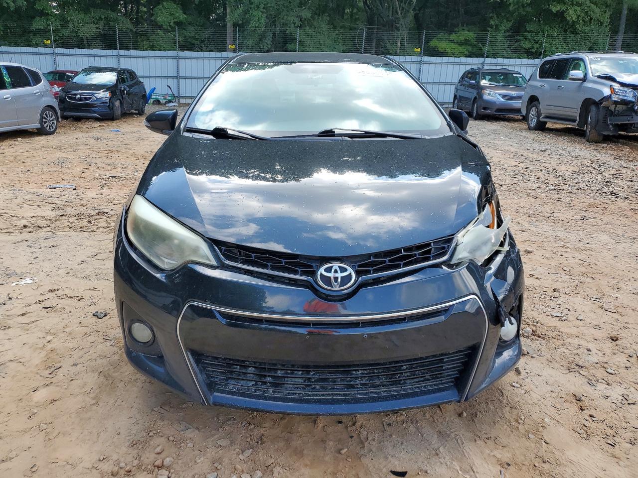 2014 Toyota Corolla S Black vin: 2T1BURHE2EC161352