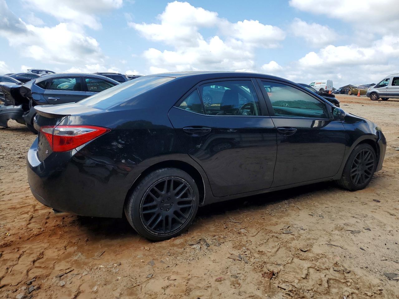2014 Toyota Corolla S Black vin: 2T1BURHE2EC161352