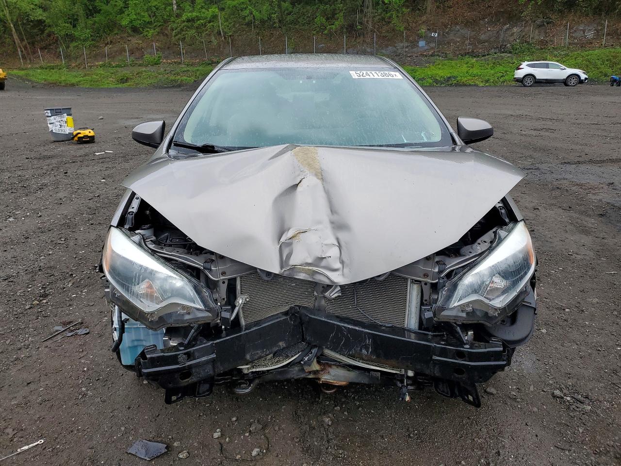 2014 Toyota Corolla Le Gray vin: 2T1BURHE2EC163439