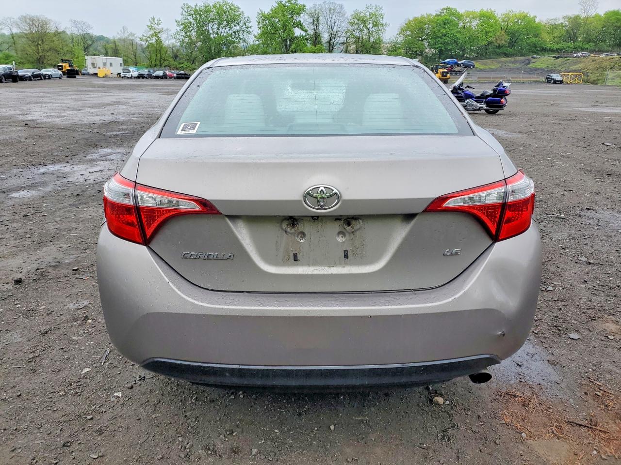 2014 Toyota Corolla Le Gray vin: 2T1BURHE2EC163439