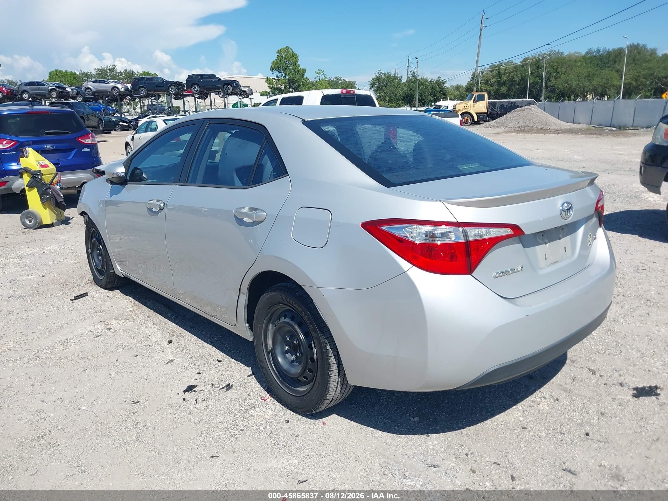 2014 Toyota Corolla S/s Plus/s Premium Silver vin: 2T1BURHE2EC169161